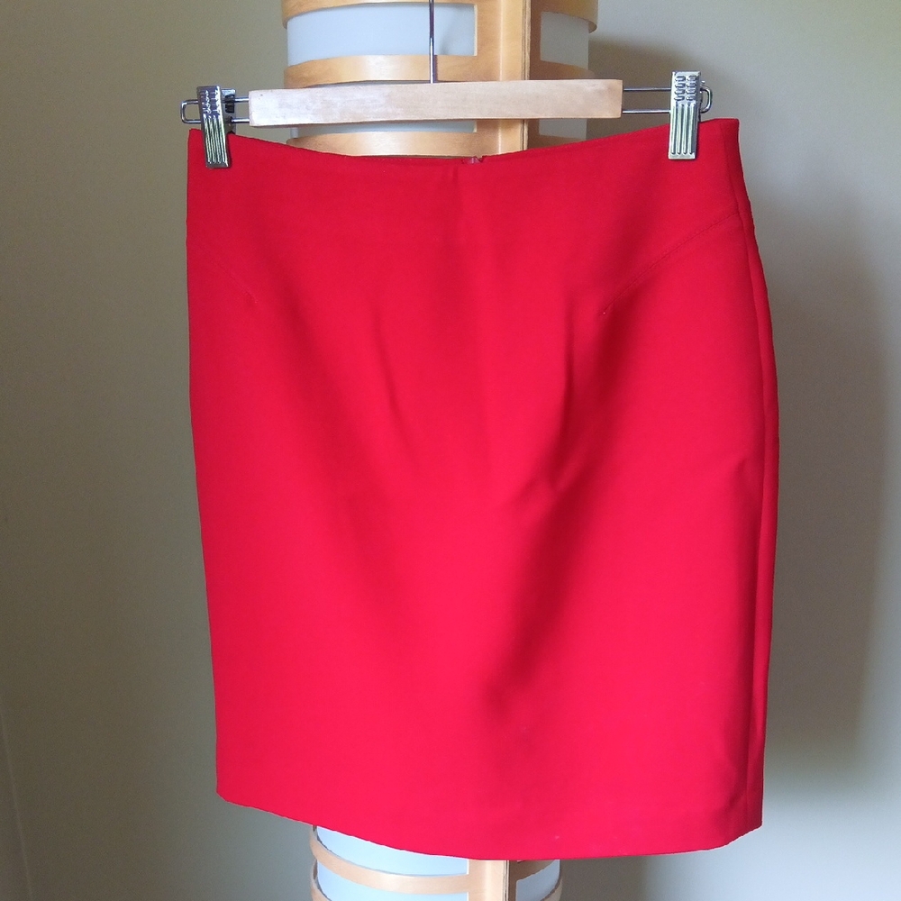Waist 14" Classic Red Women's Skirt Made in Canada
